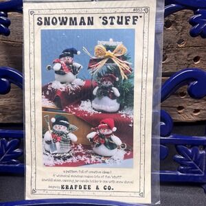 Snowman Stuff 2001 Krafdee & Co. Makes a mini snowman, penguin and gingerbread
